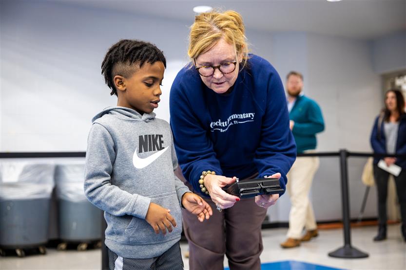 Students enjoy Crockett Elementary's STREAM Night